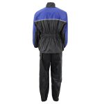 NexGen XS5031 Women’s Blue and Black Water Proof Rain Suit with Cinch Sides - Image 6