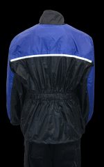 NexGen XS5031 Women’s Blue and Black Water Proof Rain Suit with Cinch Sides - Image 4