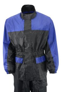 NexGen XS5031 Women’s Blue and Black Water Proof Rain Suit with Cinch Sides - Image 7