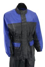 NexGen XS5031 Women’s Blue and Black Water Proof Rain Suit with Cinch Sides - Image 8