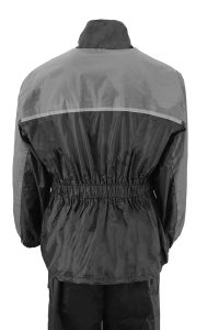 NexGen XS5031 Women’s Grey and Black Water Proof Rain Suit with Cinch Sides - Image 7