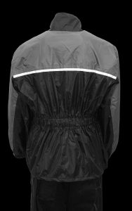 NexGen XS5031 Women’s Grey and Black Water Proof Rain Suit with Cinch Sides - Image 4