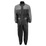 NexGen XS5031 Women’s Grey and Black Water Proof Rain Suit with Cinch Sides