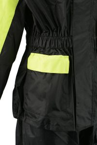 NexGen XS5031 Women’s Yellow and Black Hi-Viz Water Proof Rain Suit with Cinch Sides - Image 7
