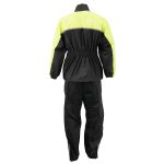 NexGen XS5031 Women’s Yellow and Black Hi-Viz Water Proof Rain Suit with Cinch Sides - Image 6