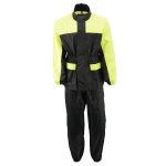 NexGen XS5031 Women’s Yellow and Black Hi-Viz Water Proof Rain Suit with Cinch Sides