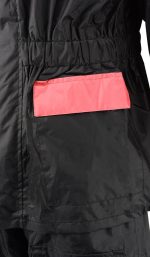 NexGen XS5031 Women’s Pink and Black Water Proof Rain Suit with Cinch Sides - Image 4