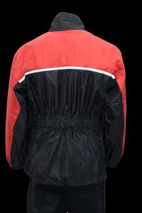 NexGen XS5031 Women’s Red and Black Water Proof Rain Suit with Cinch Sides - Image 4