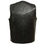 Event Leather XS5310 Men’s Classic Snap Front Biker Leather Vest - Image 2
