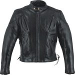 Event Leather XS5410 Men’s Vented Scooter Jacket with Antique Brass Hardware - Image 8