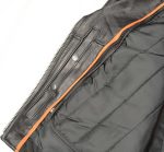 Ladies XS603 Classic Black Motorcycle Leather Jacket - Image 9