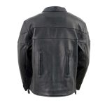 Milwaukee Leather XS7083 Women’s Black ‘Euro Racing’ Vented Leather Jacket with Side Stretch - Image 2