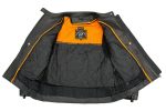 Milwaukee Leather XS7083 Women’s Black ‘Euro Racing’ Vented Leather Jacket with Side Stretch - Image 4