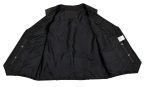 Ladies XS776 Black Braided Motorcycle Vest with Zipper Closure - Image 6