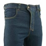 Men’s XS2822 Blue Denim Motorcycle Pants with CE Approved Armor - Image 3