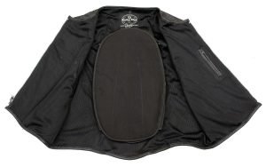 Milwaukee Leather SH1467 Men’s Classic Black Leather Vest with Back Padding - Image 3