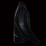Z1R1540 Men’s ‘357’ Classic Collarless Black Leather Jacket - Image 3